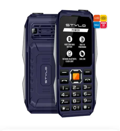 Stylo power phone with built-in power bank