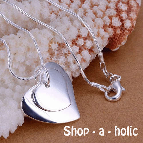 ***BEAUTIFUL ~ Double Heart pendant ***