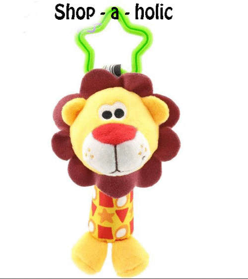 ***  BABY ~ 18.5 CM  PLUSH  HANGING STROLLER LION TOY ***