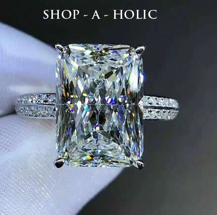 *** SWISS CZ ~ S925 SILVER PLATED RING * Sizes: 7 / 8 AVAILABLE***