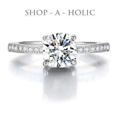 *** 2 CT SIM DIAMOND  ~ 18K WHITE GOLD PLATED RING * Sizes: 7 / 8 AVAILABLE***