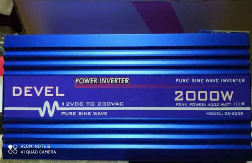 2000W 12V Devel Pure Sine Wave inverter