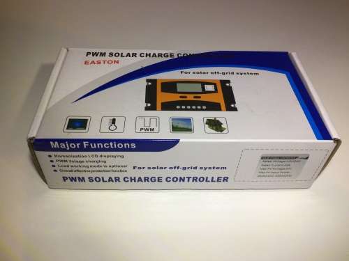 20A 12/24V Easton solar charge controller with temperature gauge