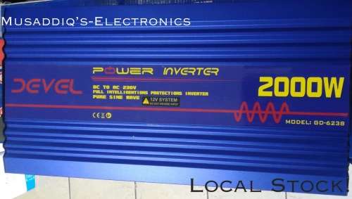 2000W 12V Devel Pure Sine Wave Inverter