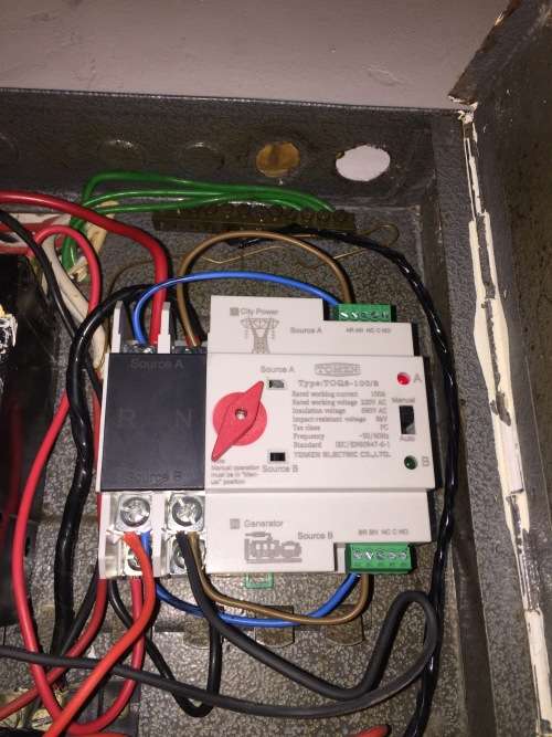 TOMZN ATS 220V Dual Automatic Transfer Switch
