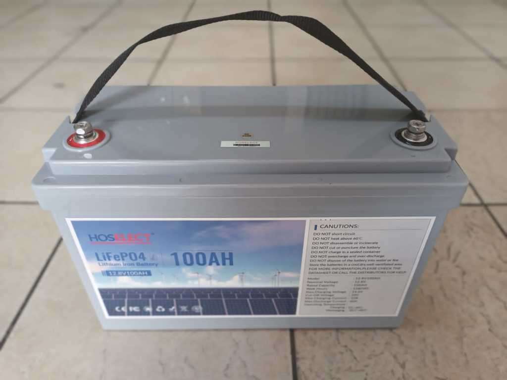12.8V 100AH Hoselect lifepo4 low power battery