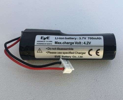 700mah 3.7V Eve lithium ion battery for Bluetooth speakers, rechargeable lamps and toys(Local Stock)