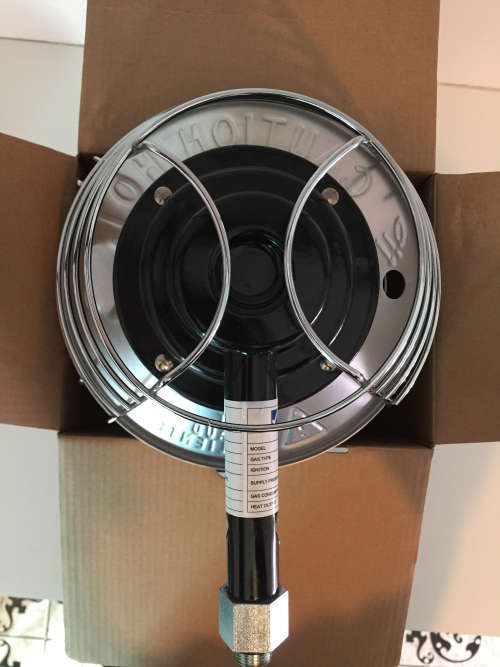 Round Gas Heater fitting