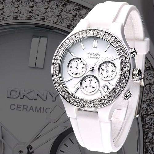 Women's DKNY Chronograph Ceramic Watch NY8185***FREE SHIPPING***
