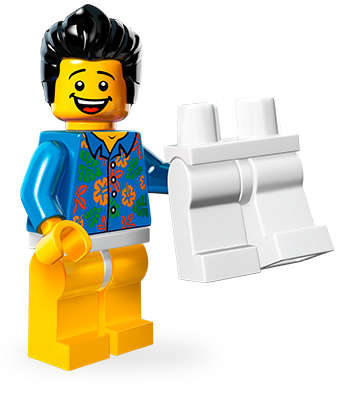 Where Are My Pants Guy - LEGO Movie Minifigure