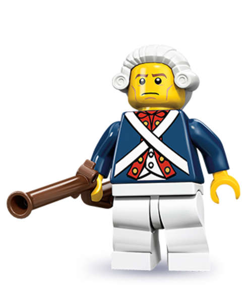 Revolutionary Soldier - LEGO Series 10 Minifigure