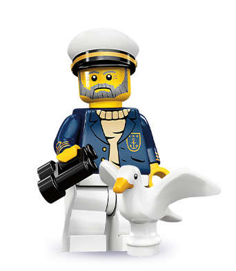 Sea Captain - LEGO Series 10 Minifigure