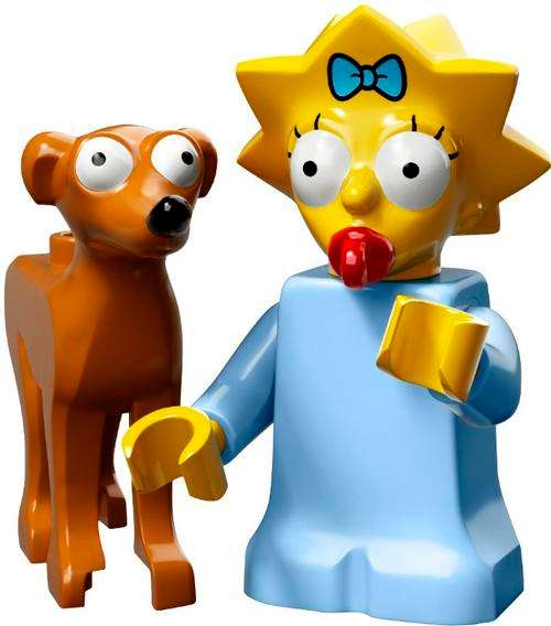 **NEW RELEASE**Maggie and Santa's Little Helper- Simpsons Series 2 LEGO Minifigure