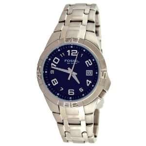 Fossil AM4112 Date Window Navy Dial Women Watch NEW
