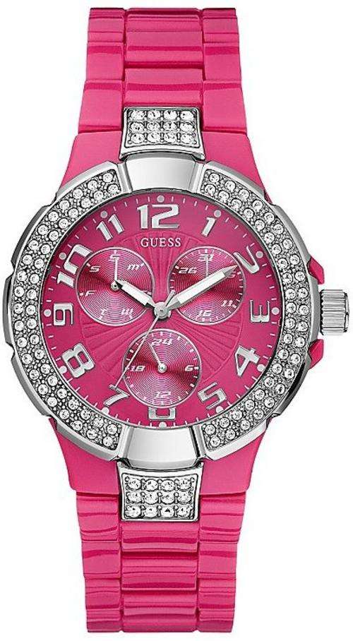 GUESS Pink Polycarbonate Ladies Watch U11622L6***FREE SHIPPING***