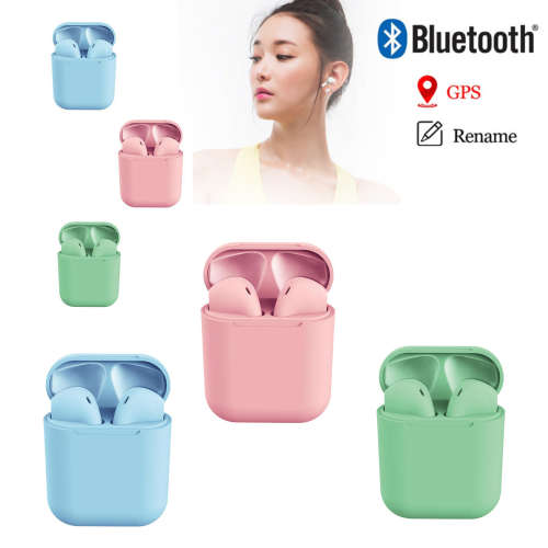 Generic Waterproof IPX5 iPhone & Android Compatible Sport Buds Earphones - Pink