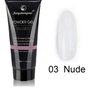 Poly Gel / Powder UV Gel - 30ml - 3 - natural nude Fengshangmei
