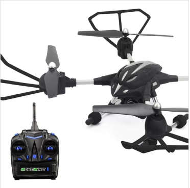 W606-2 Middle-Sized Alloy Quadcopter 2.4G Remote Control Flying Drone With HD Camera