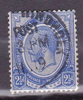 1913 kINGS HEAD KGV 2 1/2d  USED IN SWA PRIOR TO OVERPRINTS IN 1923