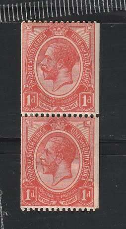 1913 kINGS HEAD KGV  COIL. MNH  2X 1D