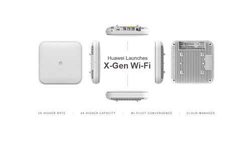 Huawei X-Gen Wi-Fi AP - The industry`s first 10G-capable access point.
