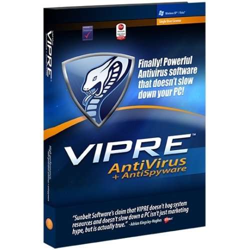 Vipre Anti-Virus Premium, 3 Users - High Performance Anti-Virus.