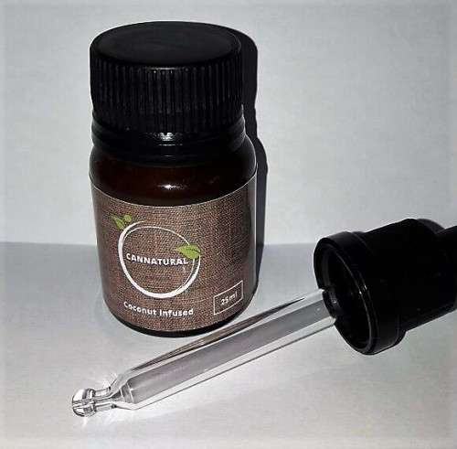 CANNATURAL - MEDICAL GRADE CBD CANNABIS INFUSED COCONUT OIL (25ML)