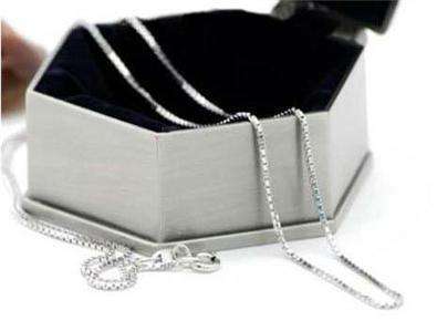 Arriving end FEB 2013 - 925 Silver Box Chain Necklace 50cm length