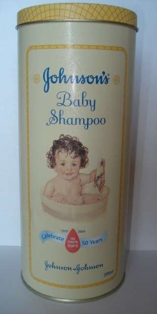Johnsons Baby Shampoo Tin (50 Year celebration)