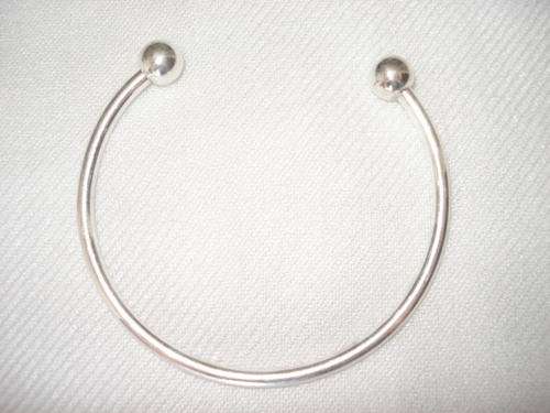 TROLL style Bangle Silver Plated for Troll charms!! Size 21cm