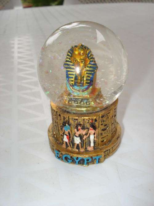 Egyptian Pharoah Globe Ornament