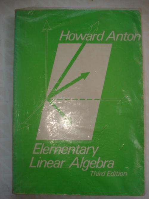 Elementary Linear Algebra 3rd edition - Howard Anton