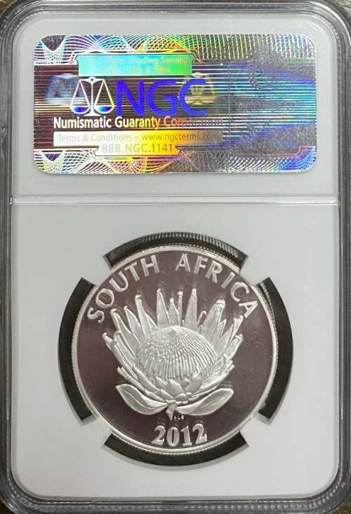 South Africa 2012 Walter and Albertina Sisulu S1R NGC PF70 Ultra Cameo
