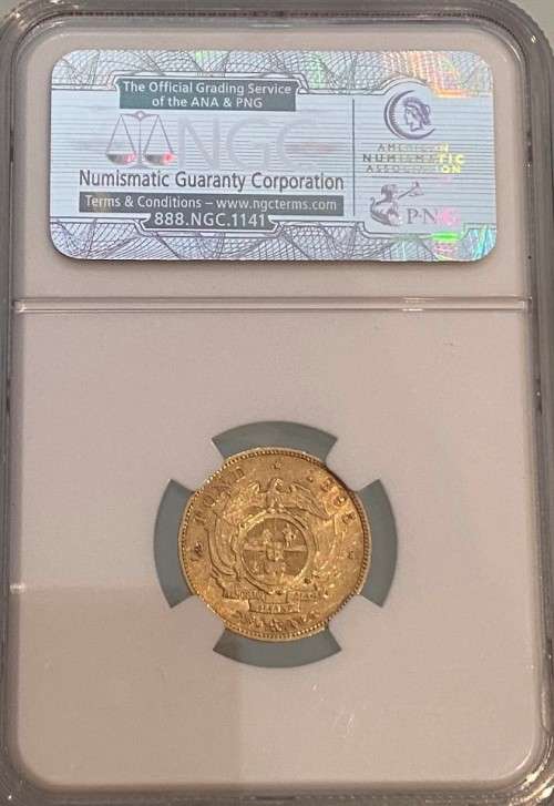 1895 South Africa Gold 1/2 Pond NGC XF45