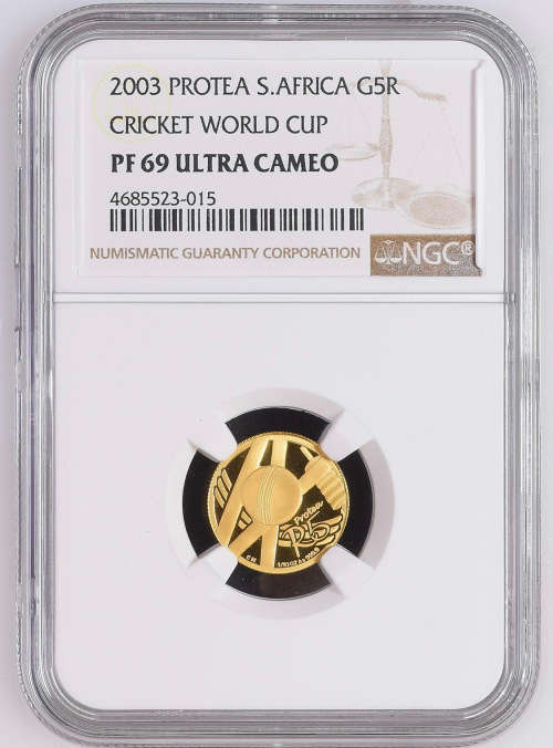 2003 Cricket World Cup Protea Series Gold R5