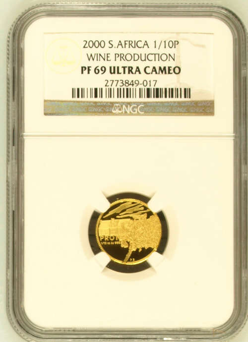 2000 Wine Production 24 Carat Gold 1/10th