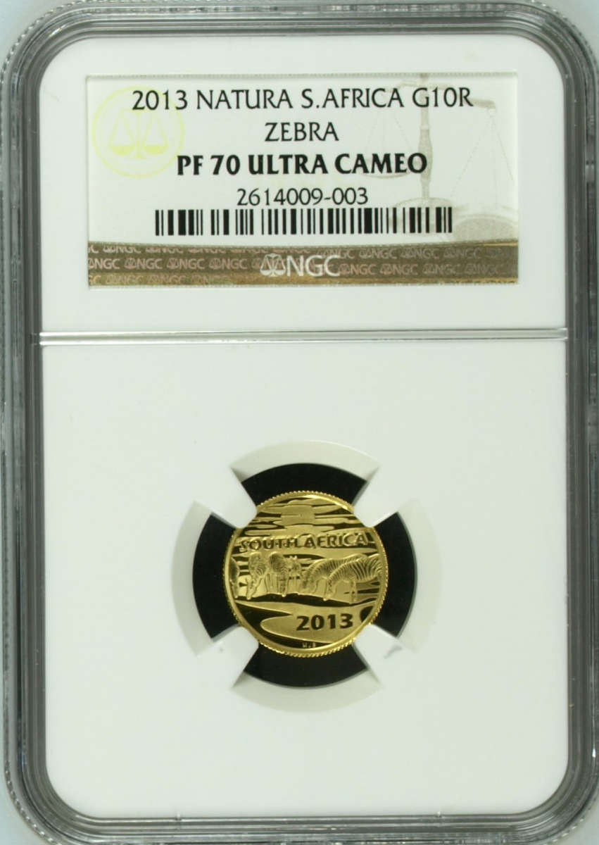 2013 Zebra Natura G10R PF70