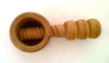 Wooden Screw Nutcracker