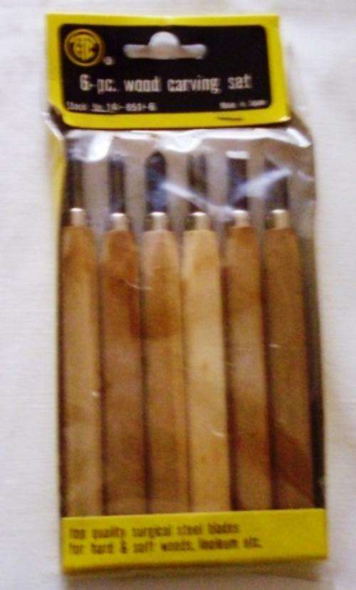 6 Piece Wood Carving Tool Set