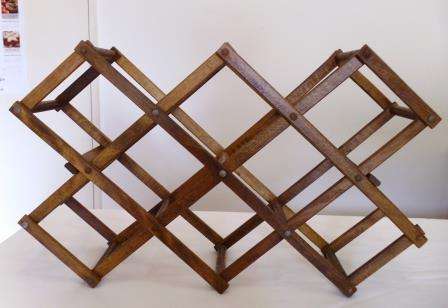Collapsible Wooden Wine Rack