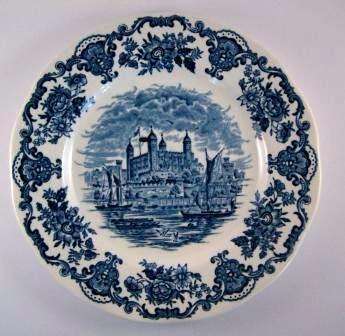 Enoch Wegwood Royal Homes of Britain â Tower of London Side Plate 17.5cm across.