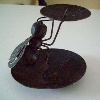 Metal Mosquito Tea Candlestick Holder