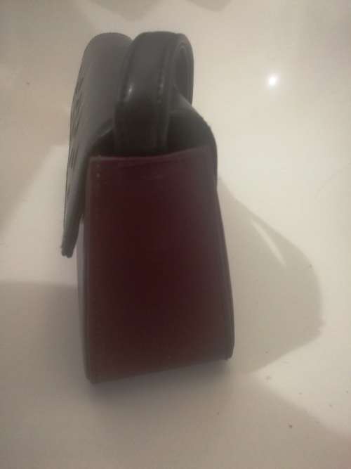Black and Maroon small handbag