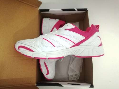 NEW Pro-Action Training Sneakers, pink and white.  Size 7