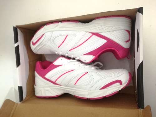 NEW Pro-Action Training Sneakers, pink and white.  Size 7