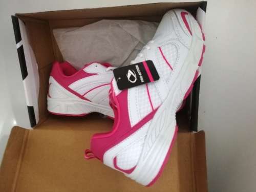NEW Pro-Action Training Sneakers, pink and white.  Size 7