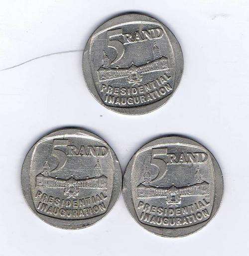 THREE CIRCULATED COINS ONE BID FOR ALL