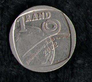 pretty circulated 2002 world summit R1-00 coin