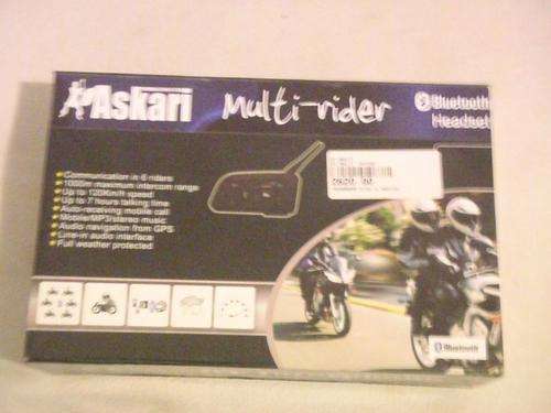 Askari Multi Rider Bluetooth Headset