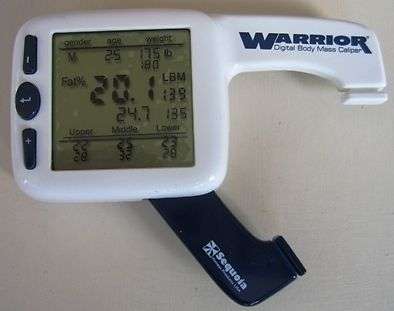 New Warrior Digital Body Fat Caliper. Track Results.